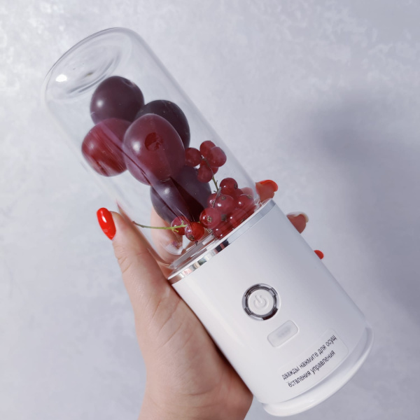 Блендер с портативной съемной кружкой - переноской  Ducho, колба стекло, USB