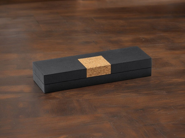 Ручка из натуральной пробки и стали SUVER / В оригинальном футляре