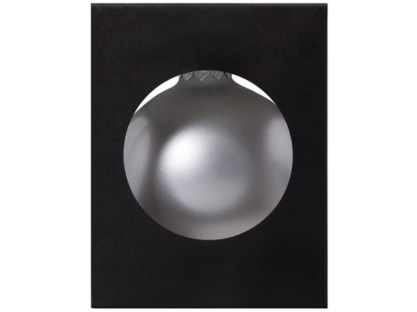 Стеклянный елочный шар «Frozi», Цвет серебро металлик