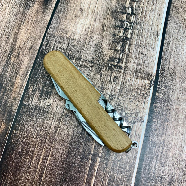 Мультинож Брауншвейг 7 в 1 (нож, штопор, пилочка для ногтей,  кольцо для ключей, крестовая отвертка, 2 открывалки и ножницы)