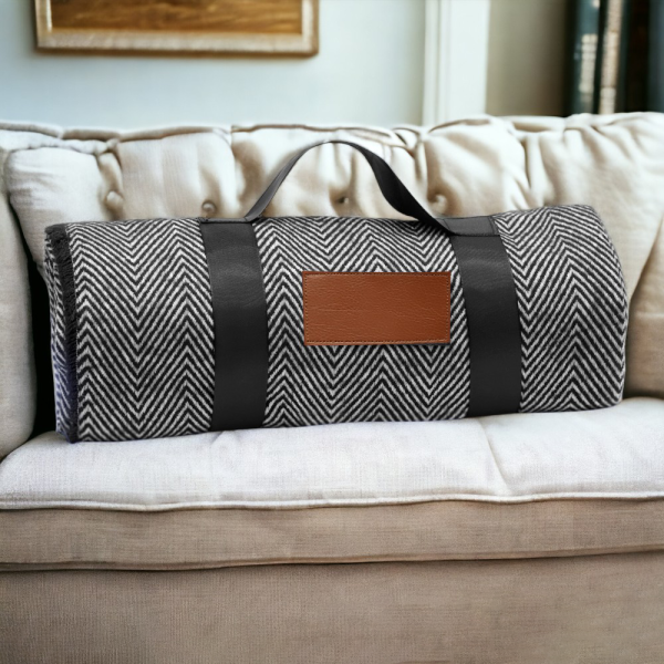 Плед акриловый Samum с бахромой / Мягкий и теплый 120*150 см + 10 см бахрома