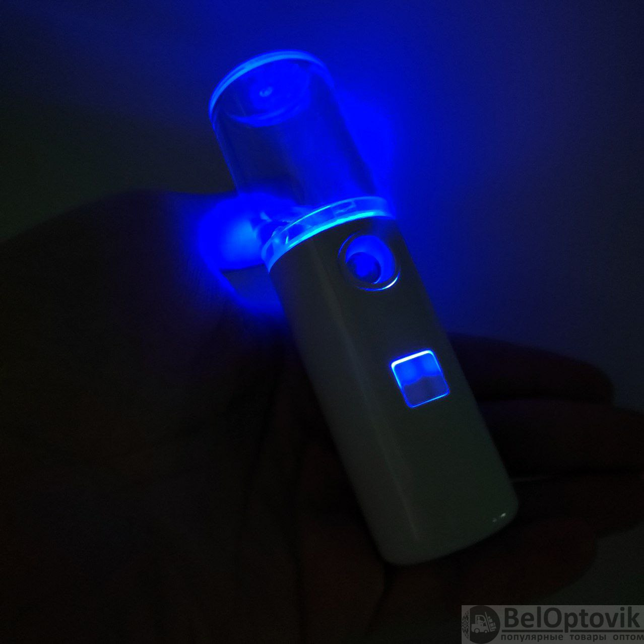 Портативный USB увлажнитель для лица со светодиодной подсветкой Этретта / карманный увлажнитель
