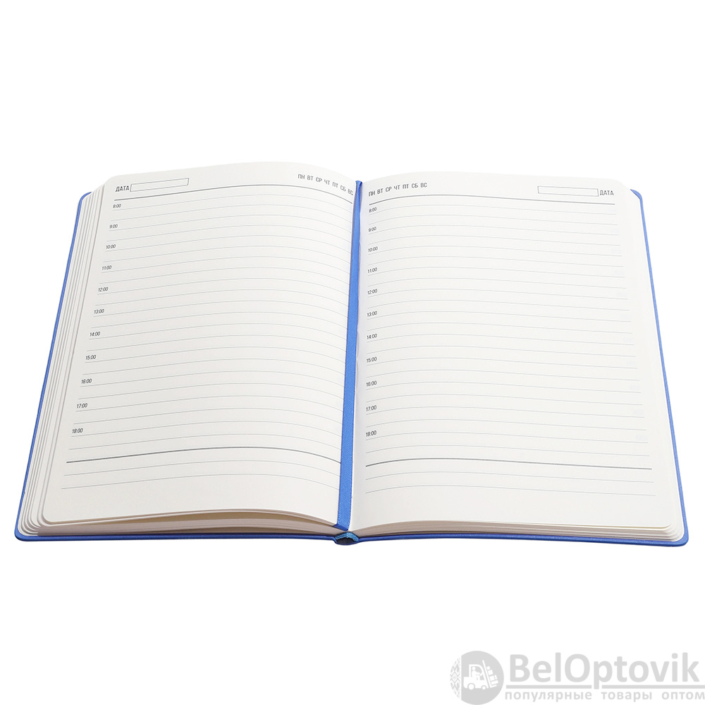 Ежедневник A5 недатированный Franco в мягком переплёте, синий