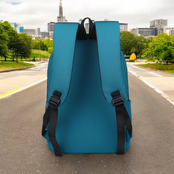 Рюкзак для ноутбука City Extra Backpack 15.6, синий изумруд / Компактный, легкий, очень вместительный