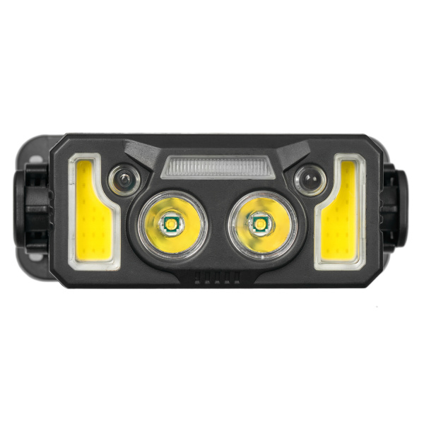 Фонарь налобный FOCUSray 1328 акку 18650 1200мАН 200 люмен,цифровой дисплей,сенсор,USB кабель 1/180, шт