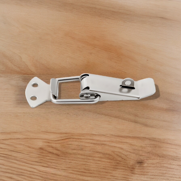 Замок-защелка под пломбу 128*41,3 мм., Никель / Удобный и надежный