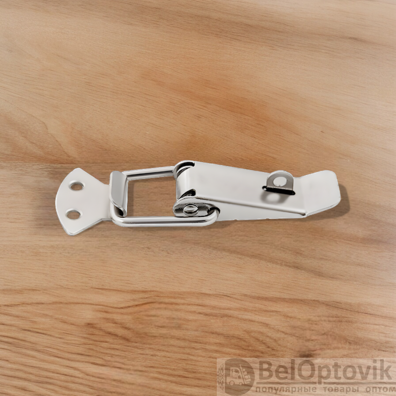 Замок-защелка под пломбу 128*41,3 мм., Никель / Удобный и надежный