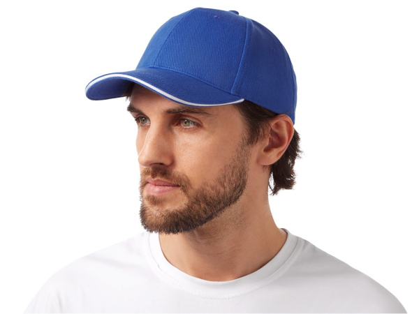 Бейсболка «Cancun», Цвет синий классический, белый