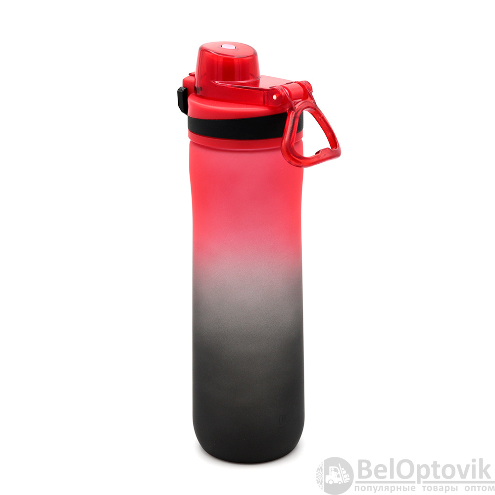 Пластиковая бутылка Verna Soft-touch, красная
