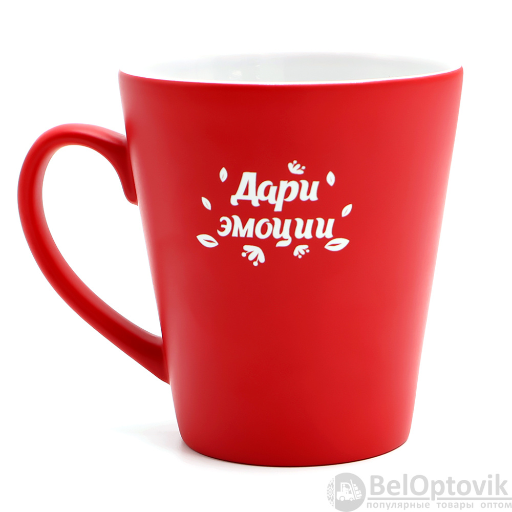 Кружка для гравировки Good day, красный