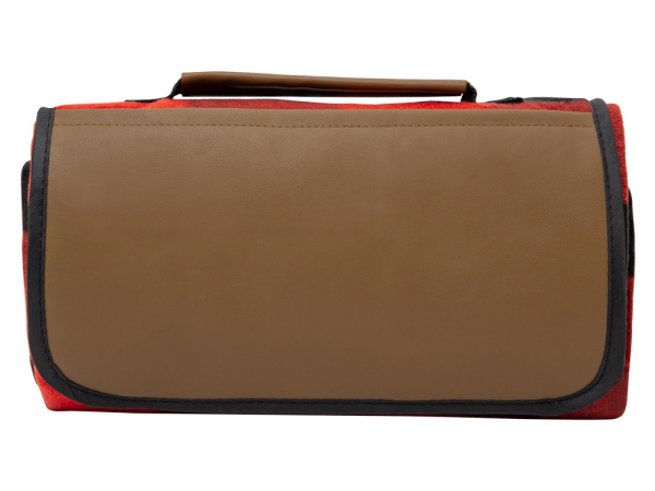 Плед для пикника «Recreation», Цвет красный/черный