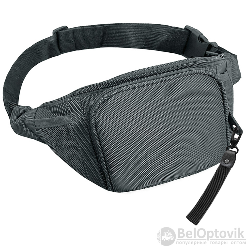 Поясная сумка SPLIT TO GO, Серый/Чёрный