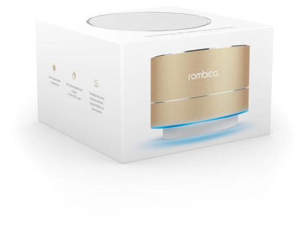 Портативная колонка «Mysound BT-03 4C», Цвет золотистый