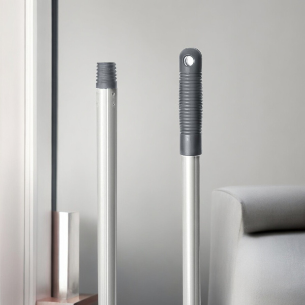 Рукоятка алюминиевая резьбовая для держателей насадок на швабру, 140 см