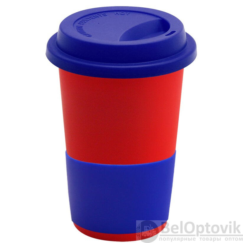 Кружка Magic To Go, красный/тёмно-синий