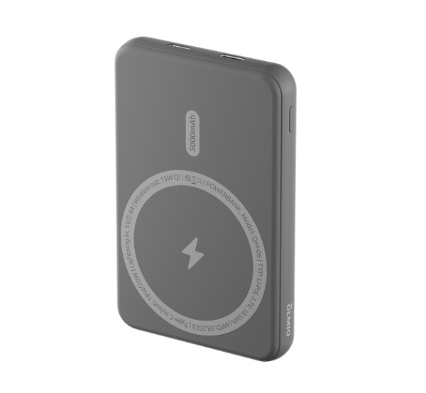 Внешний АКБ QM-06, 5000mAh, gray, OLMIO