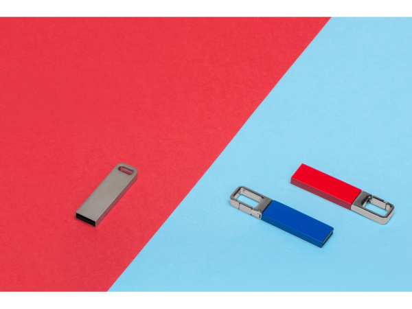 USB 2.0- флешка на 16 Гб «Fero» с мини-чипом, Размер 16Gb, Цвет серебристый