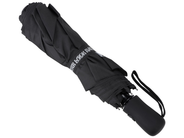 Зонт складной «Marvy» с термотрансфером, Цвет черный