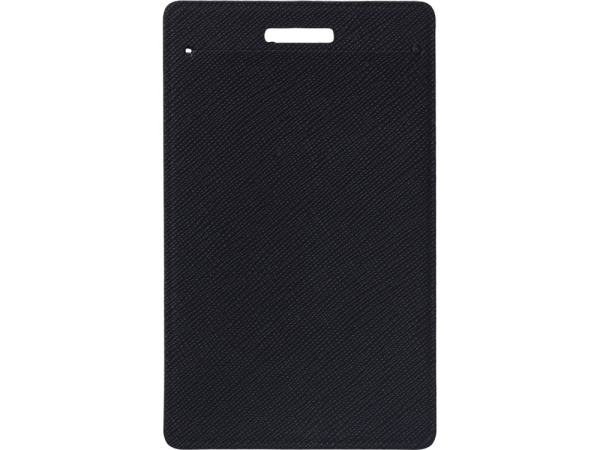 Чехол для пропуска с ретрактором «Favor», Цвет черный