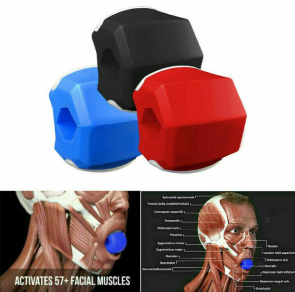 Эспандер Ganline для скул профессиональный/Тренировка мышц лица/Фитнес мяч для скул и шеи (нагрузка до 22 кг)