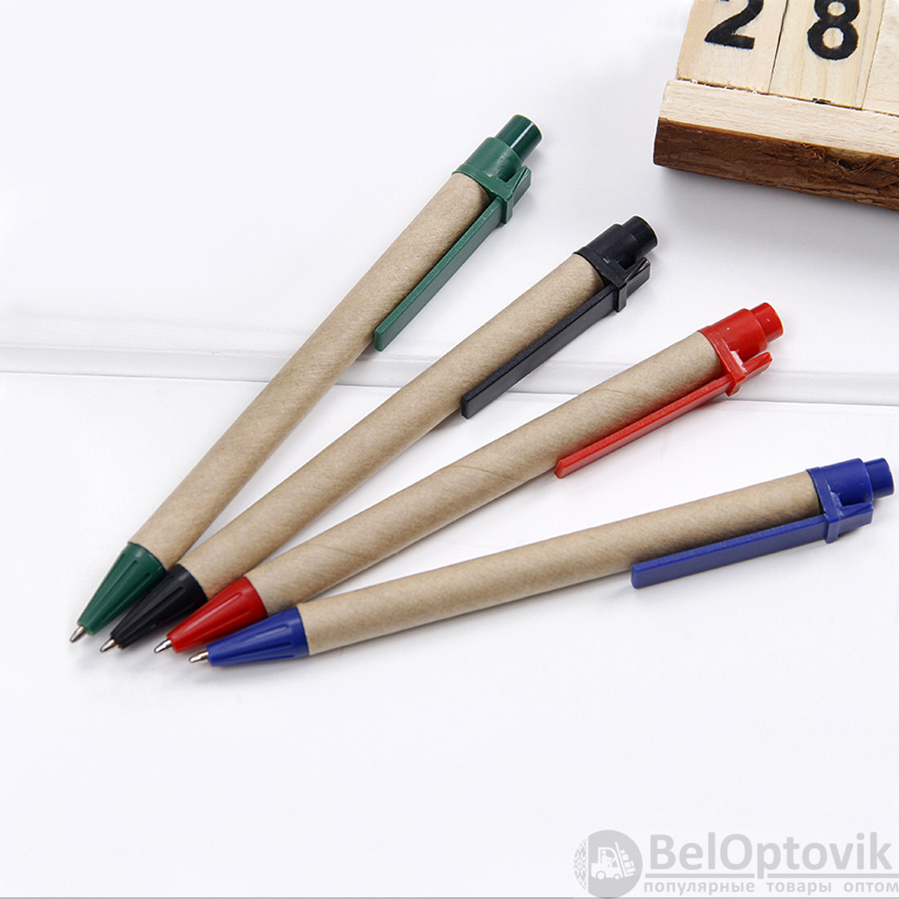 Шариковая ручка Natural Bio, синяя-S