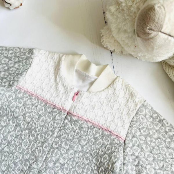 Комбинезон для новорожденной девочки Bebika (13/13-13), состав: 80% натуральный хлопок, 20% полиэстер