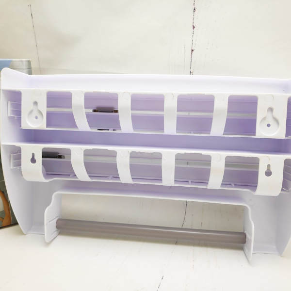 Кухонный диспенсер Органайзер Comfortable kitchen 4 в 1 (бумажные полотенца, пищевой пленка, фольга, полка для специй) 38 см