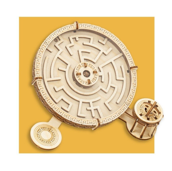 Деревянный конструктор-головоломка (сборка без клея) "Лабиринт Клубок Ариадны" UNIWOOD