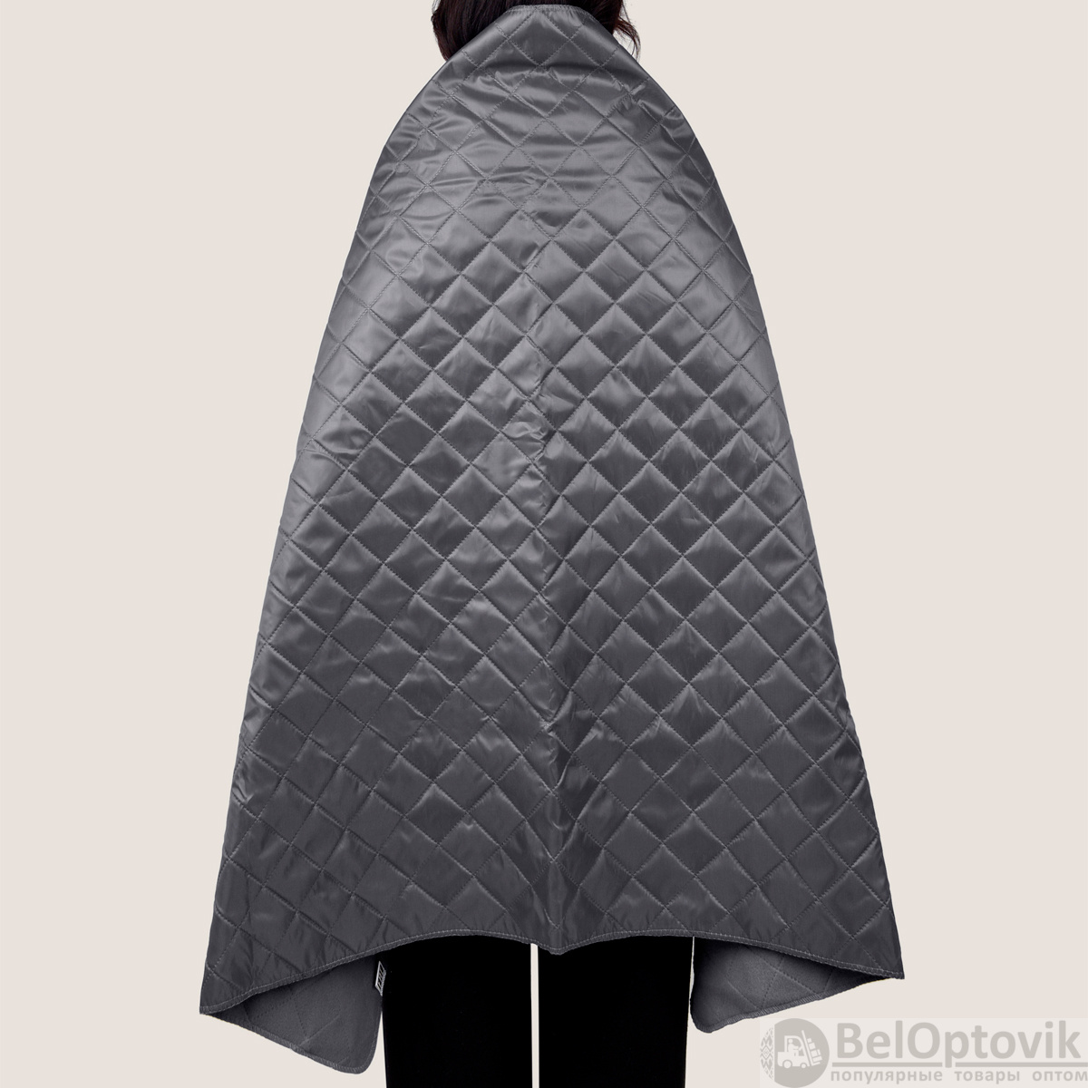 Плед PONCHO, тёмно-серый