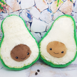 Гламурная мягкая игрушка - подушка Авокадо MAXI, 40 см