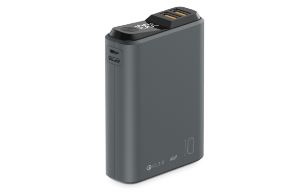 Внешний АКБ QS-10, 10000mAh, space-gray, OLMIO