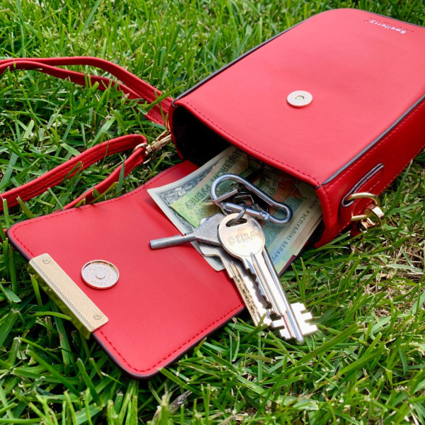 Женская сумка клатч BAELLERRY Show You 8612 для телефона с ремешком