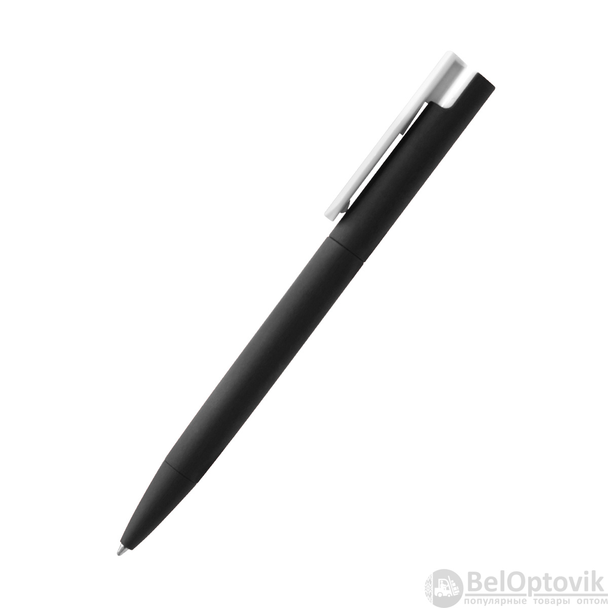 Ручка пластиковая Mira Soft софт-тач, черная