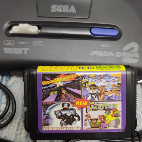 Картридж для приставок Sega Mega Drive 2 1-4 сборник 4 в 1 2 KC-419