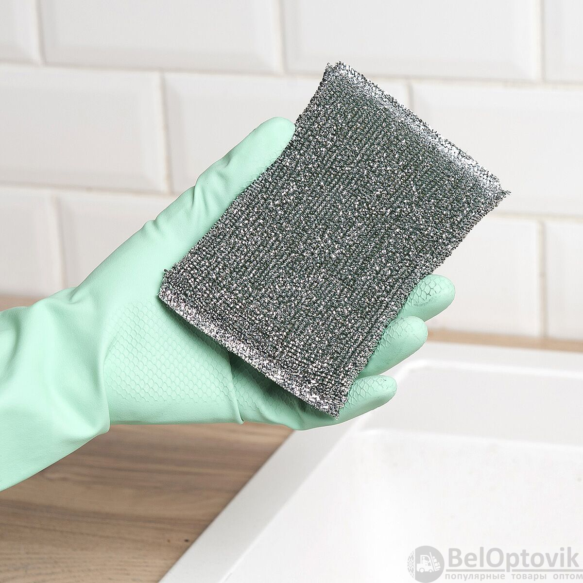 Губка для тефлоновых поверхностей You'll love, 12*8*1,8 см
