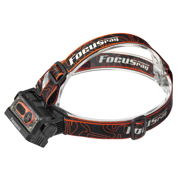 Фонарь налобный FOCUSray 1323 акку 18650 1200мАН,200 люмен,цифровой дисплей,USB кабель,1/180, шт