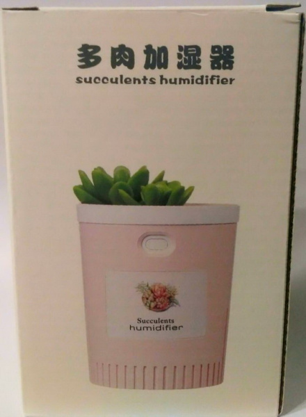 Ультразвуковой увлажнитель воздуха – ночник 3 в 1 (Аромадиффузор) Суккуленты Succulens Humidifier, 350ml, 220V