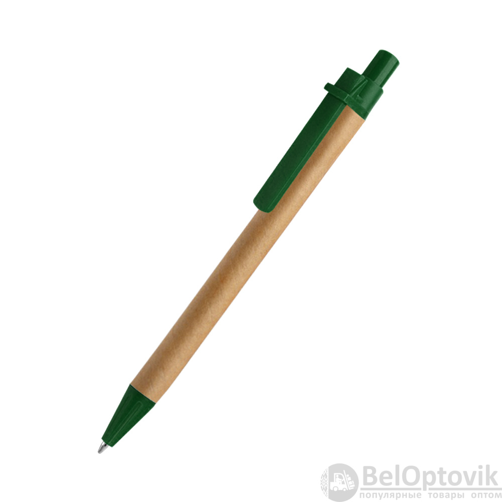 Шариковая ручка Natural Bio, зеленая-S