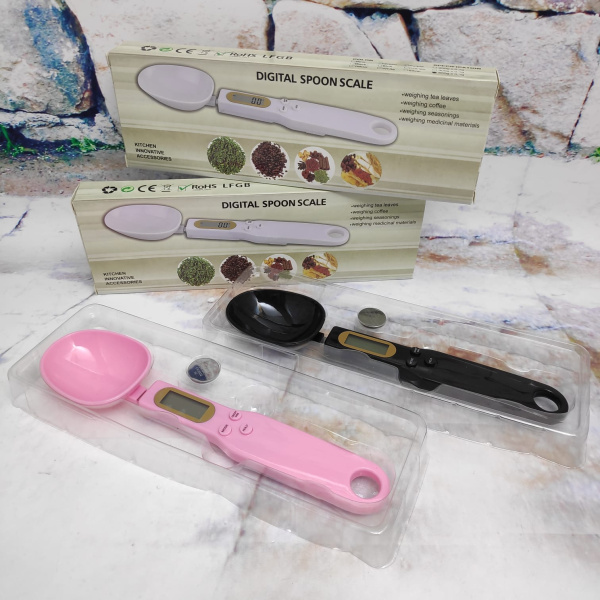 Электронная мерная ложка-весы Digital Spoon Scale 500g х 0,1g Белая