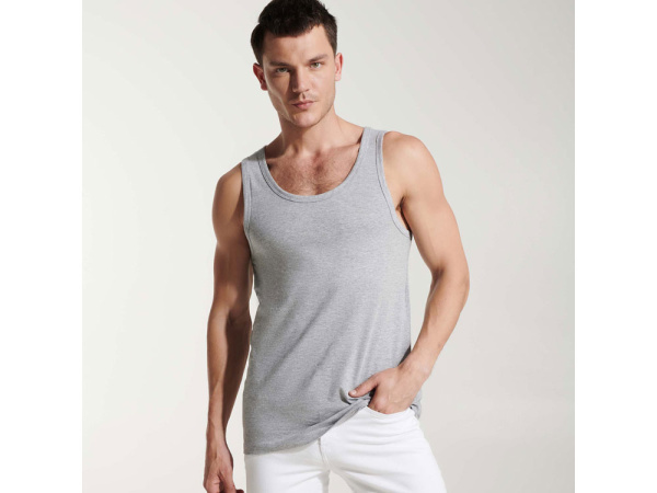 Майка «Texas» мужская, Размер 2XL, Цвет серый меланж