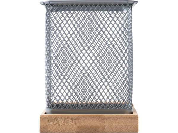 Подставка для ручек и телефона «Fika», Цвет серебристый, натуральный