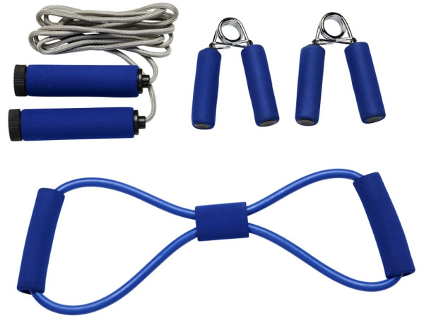 Набор для фитнеса «Dwayne», Цвет синий