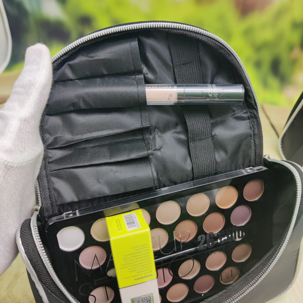 Косметичка MAC на молнии с зеркальцем (20,0 х 9,5 х 14,0 см)