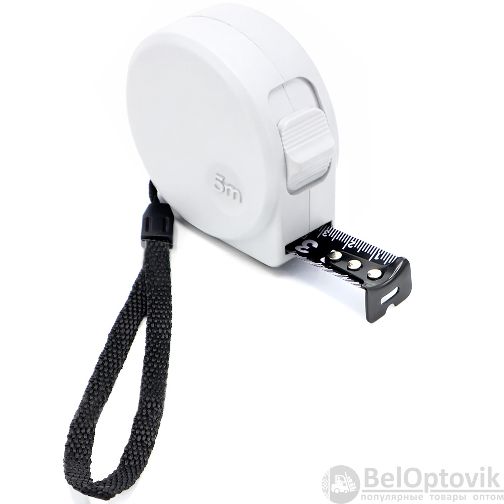 Рулетка Shadow 5м, белая