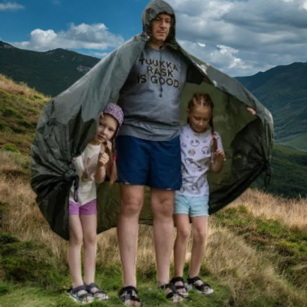 Гамак ACAMPER VIKING 4 в 1 (гамак, тент, накидка, покрывало), 257х146см.