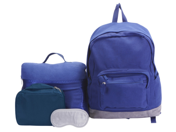 Набор для путешествий «Easy flight», Цвет синий, серый