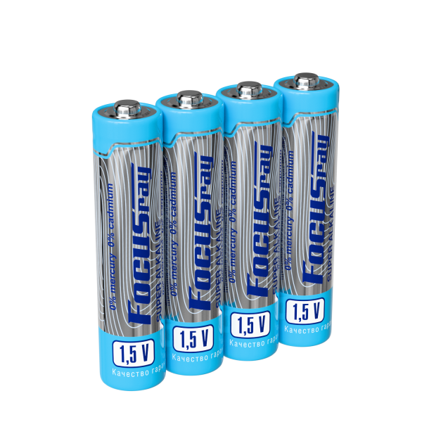 FOCUSray SUPER ALKALINE LR03/S4 1/15/180 батарейка, шт (4 шт)