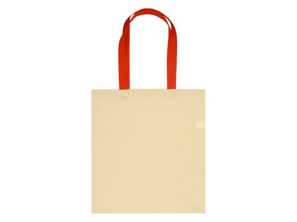 Сумка «Nevada», 100 г/м2, Цвет натуральный/красный