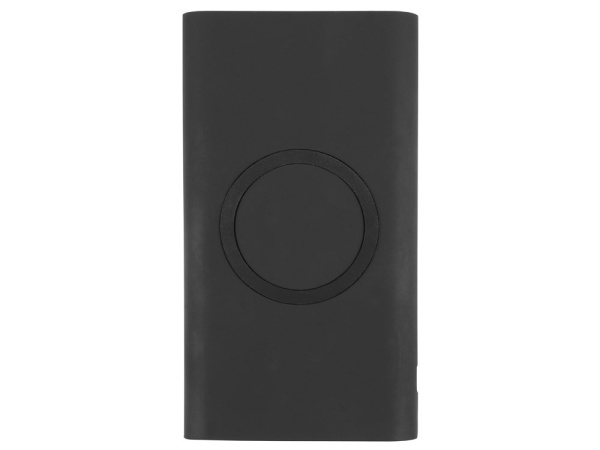 Набор из внешнего аккумулятора и беспроводной зарядки «Force», 8000 mAh, Цвет черный