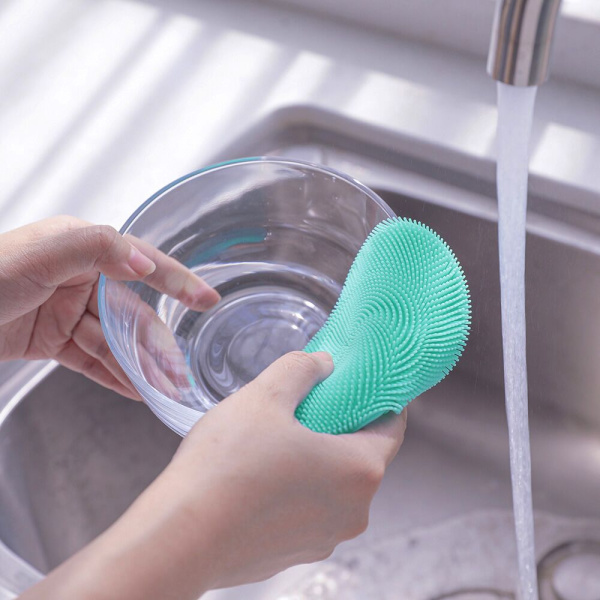 Губка силиконовая для мытья посуды Яблоко You'll love